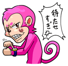 Mr. sharp tongue MONKEY sticker #197654