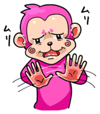 Mr. sharp tongue MONKEY sticker #197655