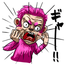 Mr. sharp tongue MONKEY sticker #197663