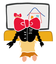 Little Red Ribbon sticker #198052