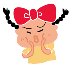 Little Red Ribbon sticker #198075