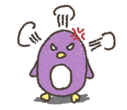Purple Penguin sticker #198937