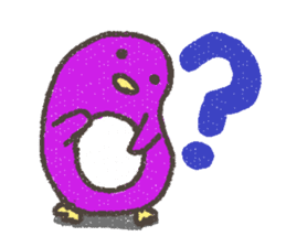 Purple Penguin sticker #198939