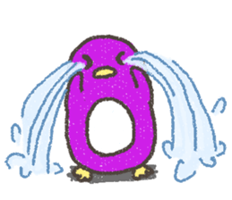 Purple Penguin sticker #198941