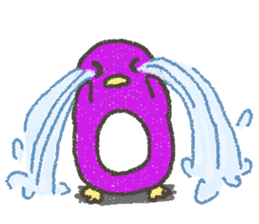Purple Penguin sticker #198941