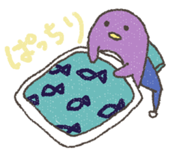 Purple Penguin sticker #198947