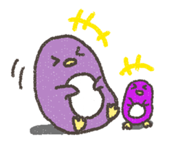 Purple Penguin sticker #198952