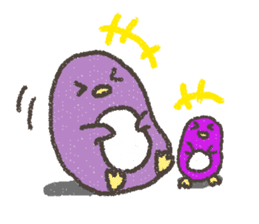 Purple Penguin sticker #198952