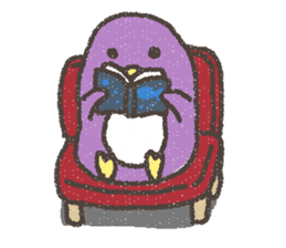 Purple Penguin sticker #198954