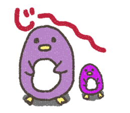 Purple Penguin sticker #198955