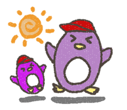 Purple Penguin sticker #198957