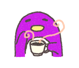 Purple Penguin sticker #198968