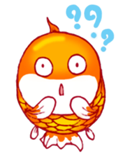 Gold fish FAT sticker #199180