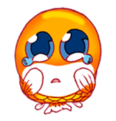 Gold fish FAT sticker #199189