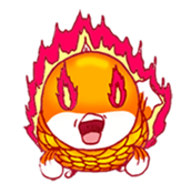 Gold fish FAT sticker #199196