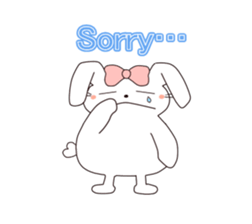 Ribbon of the rabbit sticker #199544