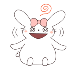 Ribbon of the rabbit sticker #199547