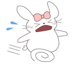 Ribbon of the rabbit sticker #199548