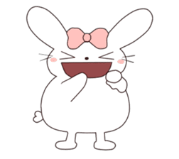 Ribbon of the rabbit sticker #199553