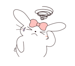 Ribbon of the rabbit sticker #199565
