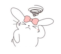 Ribbon of the rabbit sticker #199565