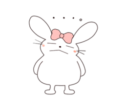 Ribbon of the rabbit sticker #199569