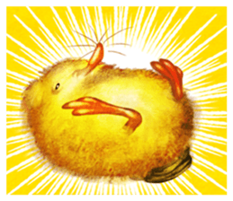 Fluffy mouse stamp sticker #199623