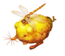 Fluffy mouse stamp sticker #199627