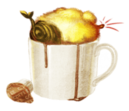 Fluffy mouse stamp sticker #199632