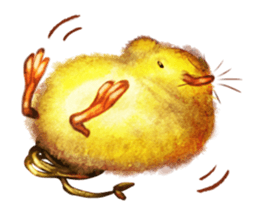 Fluffy mouse stamp sticker #199638