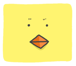 ojizousan and little bird sticker #199764