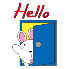 circle face 10 rabbit part 1 sticker #199979