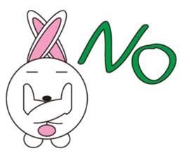 circle face 10 rabbit part 1 sticker #199986