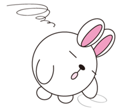 circle face 10 rabbit part 1 sticker #200011