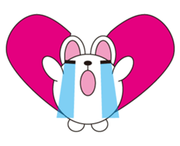 circle face 10 rabbit part 1 sticker #200012