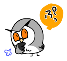 owl stamp sticker #200459