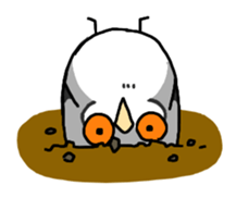 owl stamp sticker #200471