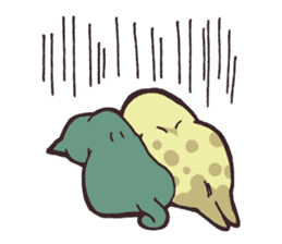 yamaimo & kagishippo sticker #201052