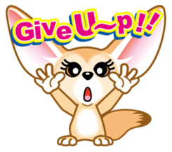 Pretty Fennec stamp sticker #201142