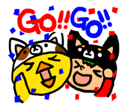 Headdress dog sticker #201424