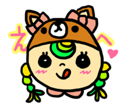 Headdress dog sticker #201426