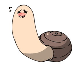 Geoduck clam And Clione sticker #201481