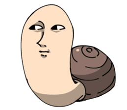 Geoduck clam And Clione sticker #201483