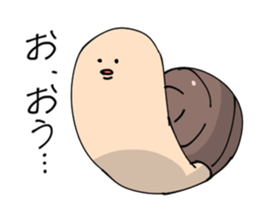 Geoduck clam And Clione sticker #201491