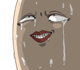 Geoduck clam And Clione sticker #201496