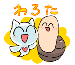 Geoduck clam And Clione sticker #201512