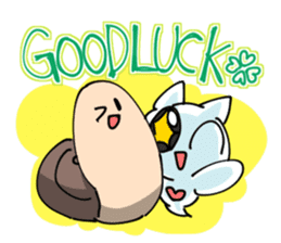 Geoduck clam And Clione sticker #201520