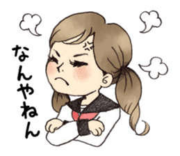 Osaka schoolgirl sticker #201526