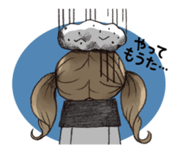 Osaka schoolgirl sticker #201536