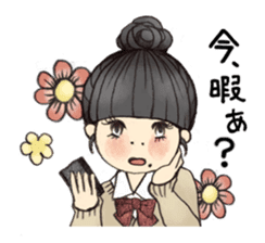 Osaka schoolgirl sticker #201551